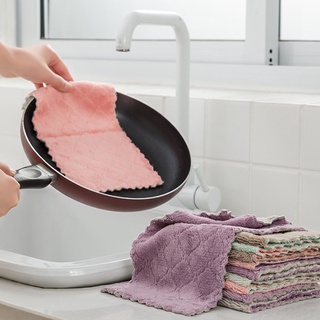 Kitchen cloth₪Soft Kitchen Dish Towels Nonstick Oil Cleaning Cloth Dishcloth