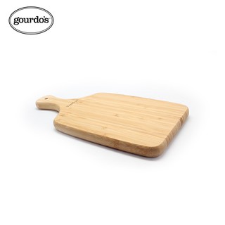 Gourdos Bamboo Cutting / Cheese Board Rectangel with Long Handle 33X16X1.8cm