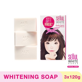 Seoul White Korea DOUBLE WHITE Soap 3x120g