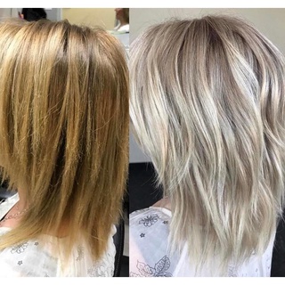 Hair Treatment┇Intense Ash Blonde Permanent Hair Color - 11.1 Bhappy