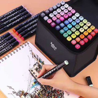 Touchcool 30/60/80 Colors Graphic Twin Tip Marker Pen Set