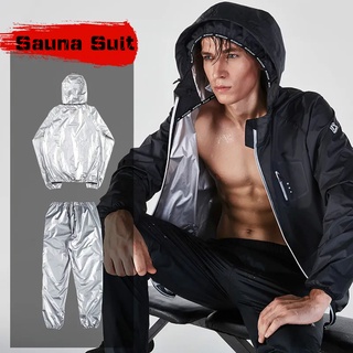 【Ready stock&COD】Factory wholesale priceSauna jacket for men oversize sauna suit sports running fitness suit training