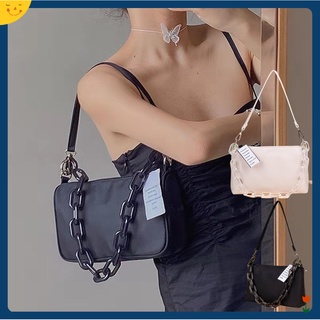 Women's bag 2021 summer new style single shoulder diagonal acrylic chain underarm bag waterproof