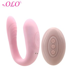 OLO Couple Vibrator Clitoris Vagina G-spot Stimulator Vibrator Sex Toys for Women Va7o