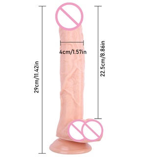 290MM Strap on Huge Dildo Realistic Soft Penis Thick Glans Dildo Women's Strap on Big Faloimitator S (5)