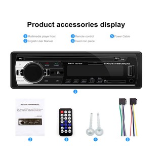 JDS-520 Car Stereo Bluetooth Mp3 player USB/SD AUX Audio (4)