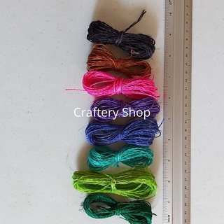 Colored Abaka Strings 10 yards 1mm (9)