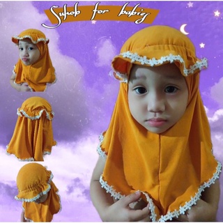 Baby sukob hijab muslimah cap