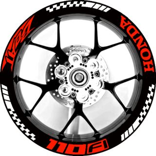 HONDA BEAT FI MAG/RIM DECALS/STICKER (pair wheels) (1)