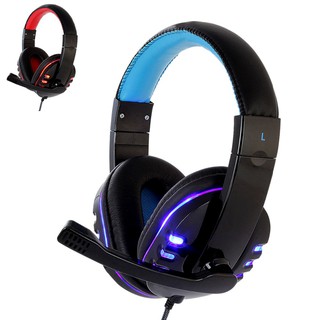 CH1 stereo headphone headset casque Deep Bass Computer Gaming Headset PS4 with Mic LED Light for PC