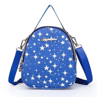 SHIWN multi-zipper “Starry Sky”design mini handbag sling bag