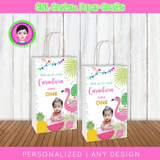 Flamingo Loot bags Layout # 2 Customized Personalized