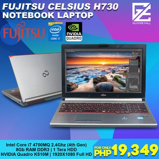 Fujitsu Celsius H730 Notebook Laptop | Intel Core i7-4700MQ, 8GB DDR3 RAM ,1TERA BYTE HDD (1)