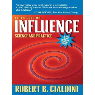 Influence Science and Practice by Robert Cialdini Book Paper HVS in English for Education