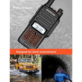NEW long range walkie talkie radio communicator 30 km for Hunting Baofeng UV-9R ERA ip68 waterproof (5)