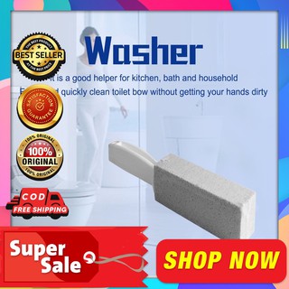 brush▬Effective Pumice Cleaning Stone with Handle Toilet Bowl Cleaning Brush Cleaner Hard Water Home