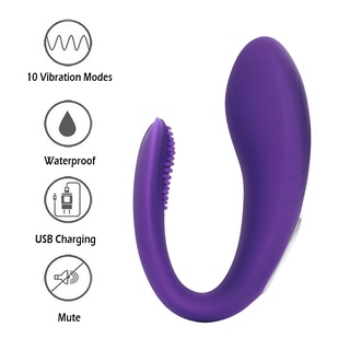 Wireless Vibrator Adult Toys For Couples USB Rechargeable Dildo G Spot U Silicone Stimulator Double