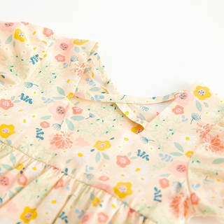 Cute Newborn Baby Girls Floral Romper Bodysuit Short Sleeve Summer Clothes 0-18 Months (7)