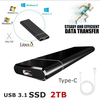 USB 3.1 8TB SSD External Moblie Hard Drive Portable High Speed Hard Disk 1tb ssd