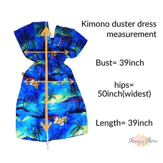 Kimonos◘♞☼NEW PRINTS kimono duster dress damit pambahay pambuntis Bangkok Spun Rayon challis