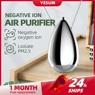 【COD】Wearable air purifier necklace Portable Mini Ionizer necklace negative ion purifier necklace air humidifier air purifiers on Ozone Generator For Adults Kids