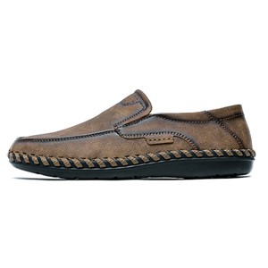 Top Layer Cowhide Handmade Men‘s Shoes Non-slip Rubber Sole Shoes tkLq