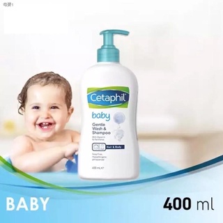 ¤✒❁Cetaphil Baby Gentle Wash And Shampoo 400ml Pump