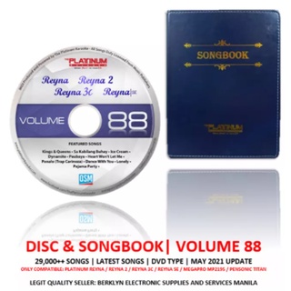 □℗The Platinum Reyna1,Reyna2.Reyna3C .Reyna3CSE CD+Songlist+Songbook (1SET) (Vol:88CD,Original Book,