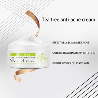 Acne Tea Tree Cream Beauty Print Face Cream Remove Acne Treatment Eliminates Oil Control Skin Care