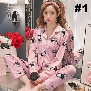 New Cotton sleepwear Pajama Longsleeve free size