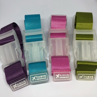 Candy colored luggage travel clip / strap