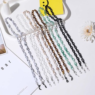 Mask lanyard chain anti-drop hanging chain flower color letter glasses chain temperament necklace (1)