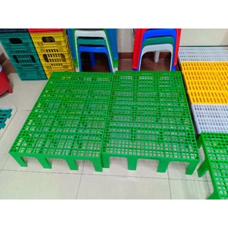 ┋๑♘Bundle of 2 Pieces 8" Plastic Matting with 24 Stands (35in x 24in x 8in) Green HEAVY DUTY