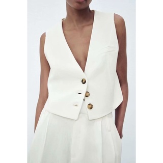 Spring 2021 split vest women's business suit vest coat W9-43627