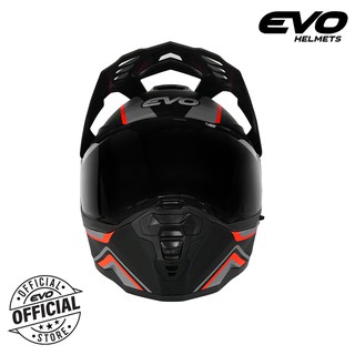 EVO DX-7 Extreme Dual Sport Full Face Helmet with Free Clear Lens (3)