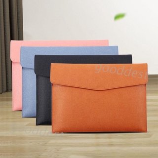 Waterproof Leather A4 Business Briefcase File Folder Document Paper Organizer (1)