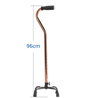 Safe Reliable Old Man Crutches Non-slip Old Man's Stick Telescopic Four-legged Cane Walking Sticks (1)