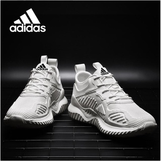 Adidas Shoes Casual Shoes Running Shoes Breathable Mesh Men's Street Style Men's Shoes Lightweight Soft Bottom Jogging Shoes Couple Shoes Women's White Shoes 36-44