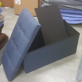 BHM Stool Storage Box Fabric Sofa (3)