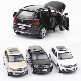 【recommended】1:32 Volkswagen Tiguan Car Model Alloy Car Die Cast Toy Car Model Pull Back Children's