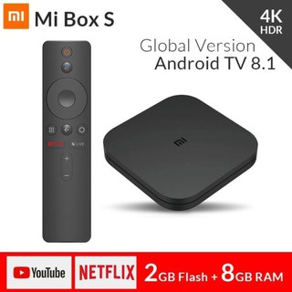 Xiaomi Mi Box S 4K HDR Android TV Media Player Android 8.1