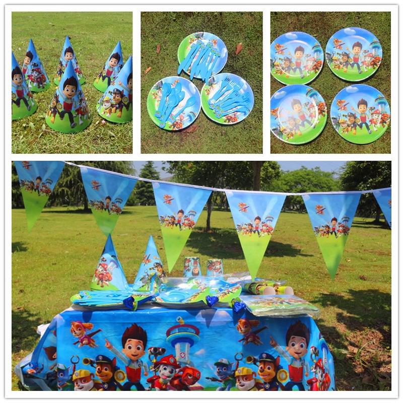 PAW Patrol Kids Baby Birthday Party Decoration Set Party Supplies Pack Event