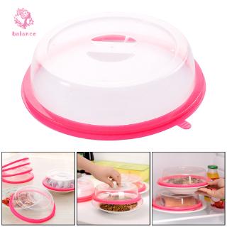 Food Microwave Hover Anti-Sputtering Cover Oven Oil Cap Sealed Plastic Dish Anti Splash (1)