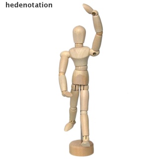 [hedenotation] 5.5" Drawing Model Wooden Human Male Manikin Blockhead Jointed Mannequin Puppet (4)