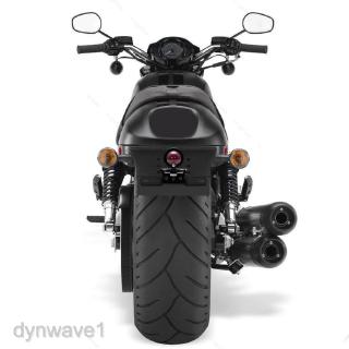 Universal Motorbike Rear License Plate Holder Brake Tail Light Cafe Racer (9)
