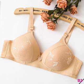Bra✷Xia Bo s mother comfortable no steel ring small chest gathered bra middle-aged breathable anti-s (9)