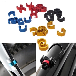 10pcs Bike Bicycle Cycle MTB C-Clips Buckle Hose Brake Gear Cable Housing Guide (1)