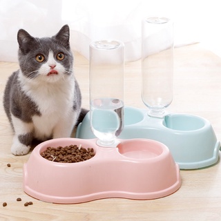 Pet 2in1 Bowl Food Bowl Drinking Feeding Bowls Dog Cat Bowl