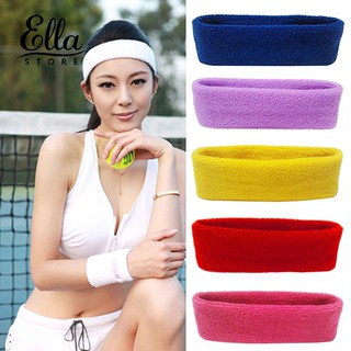 ELLA ® Sport Sweat Sweatband Headband Yoga Gym Stretch Head Hair Band