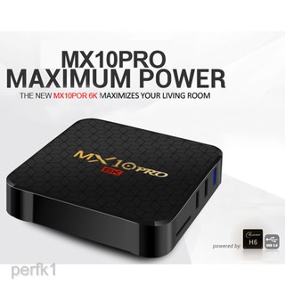 MX10 Pro 6K 4+32/64GB TV BOX Android 9.0 6K WiFi KDLPAY Quad Core Player HDMI 2.0 TV Box